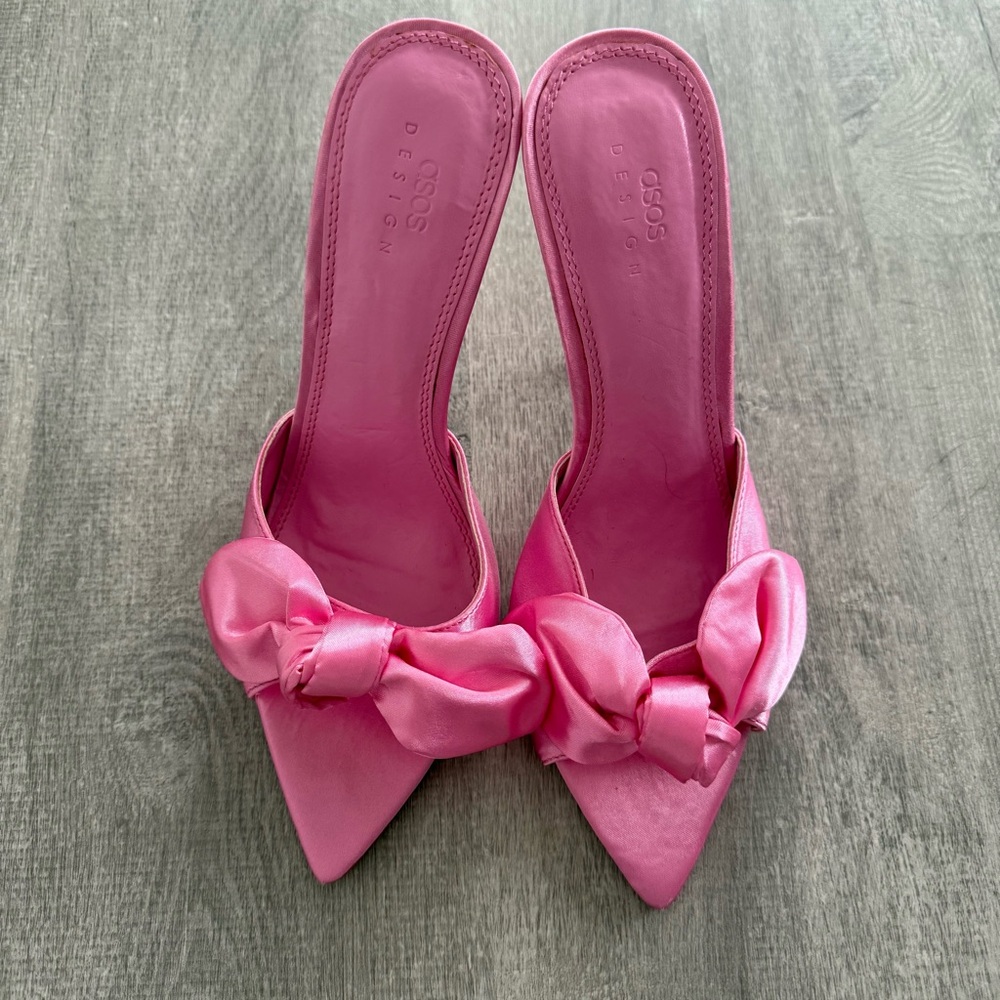 ASOS Pink Bow Women's Heels US7